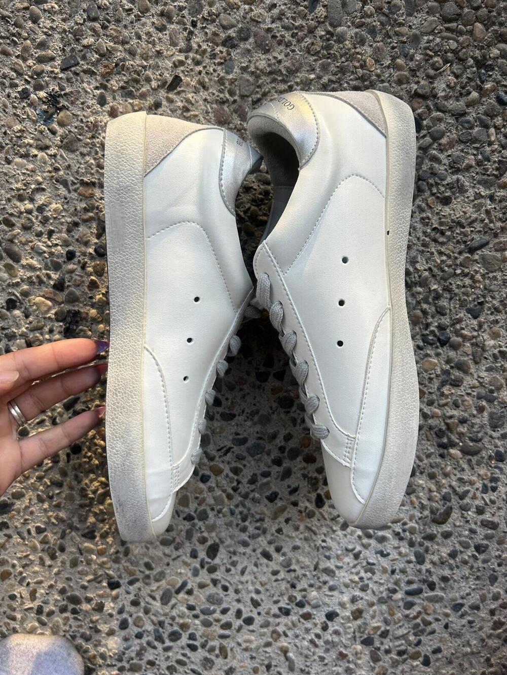 Golden Goose Superstar Sneakers 40 White GGDB SSTAR Mens 7 Womens 9 - Picture 6 of 8
